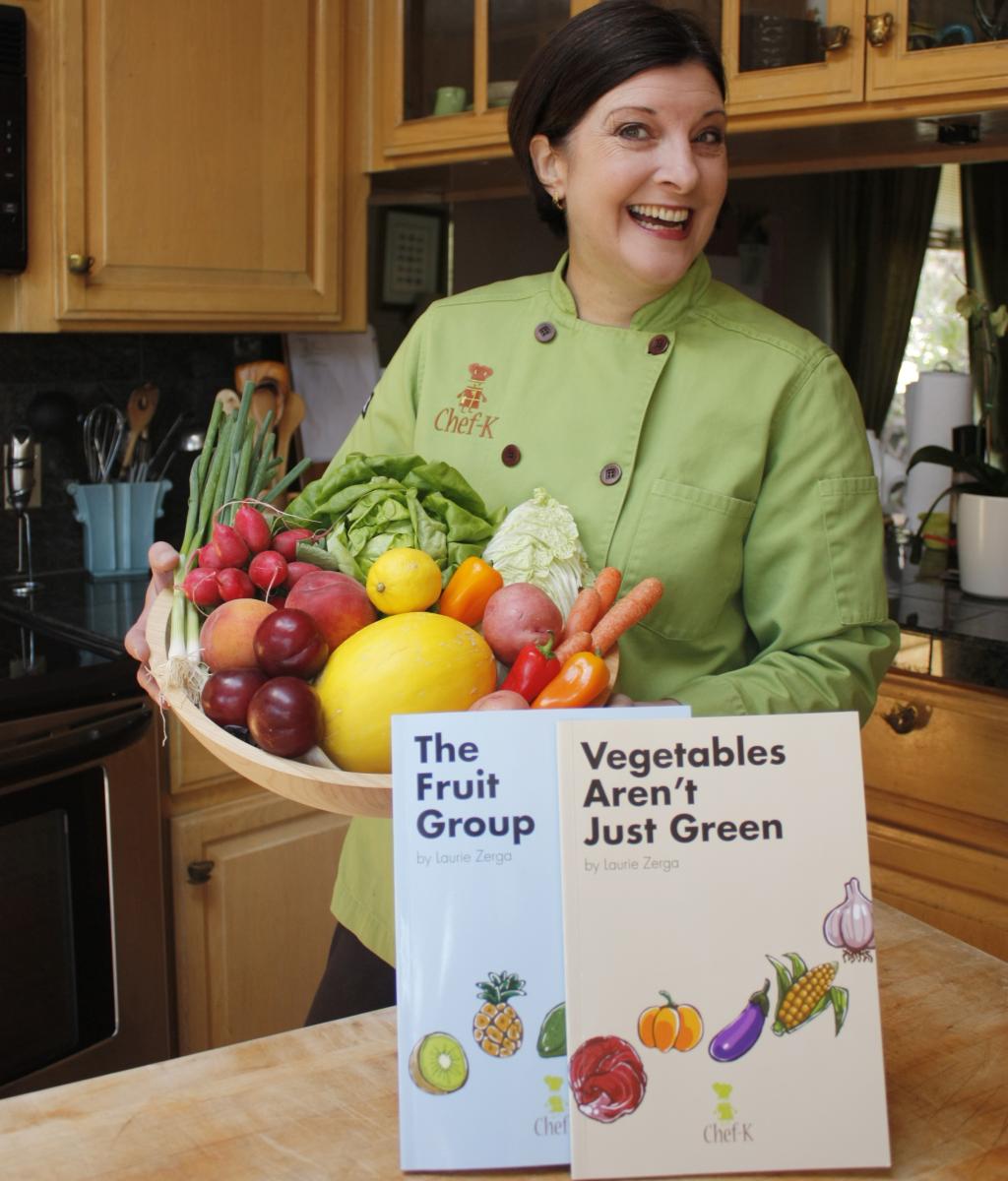 Chef-K Book Store - Children's Books - Vegetables Book & Kid's Fruit Group Book